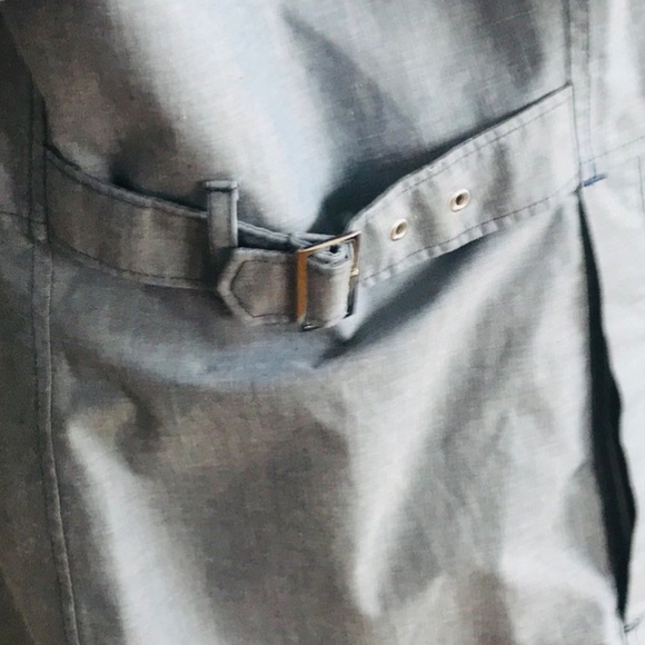 The North Face Dryvent Women Heather Blue Hooded Trench Rain Coat Jacket X Large - Picture 9 of 15